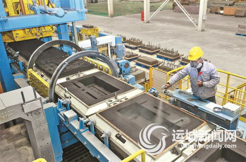 亞新科工業技術 運城 汽車零部件制造基地 工人在生產汽車零部件產品